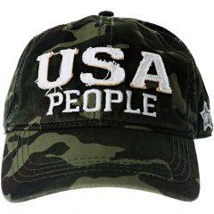 Pavilion Women's USA People Adjustable Hat Camoflage One Size 67759 