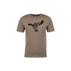 Rig'em Right Waterfowl Mallard Tee Shirt Venetian/Gray Size XL 015-DM-XL 