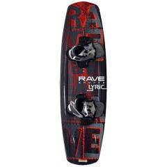 RAVE SPORTS Lyric Red Wakeboard with RAVE boots 02395 