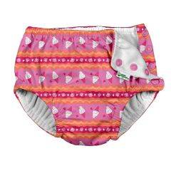 I Play Youth Snap Reusable Swim Dpr Pink Ice Cr Stripe 721150-261
