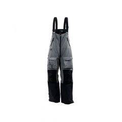 Ice Armor by Clam Men's EdgeX Cold Weather Bib Black/Charcoal Size 4XL 16110