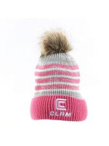 Ice Armor by Clam Pink Pom Hat One Size 16206 