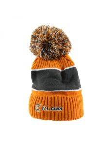 Ice Armor by Clam Orange Pom Hat One Size 16207