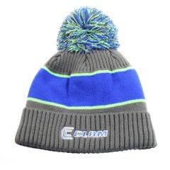 Ice Armor by Clam M Blue/Grey/Chart Pom Hat One Size 16336