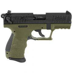 Walther P22 Q Military Olive Drab Green 22 LR 3.42in 2-10rd 5120715