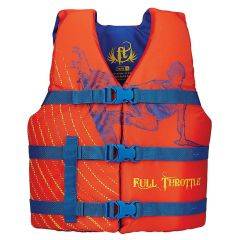 Full Throttle Youth Character Vest - Orange 104200-200-002-15 
