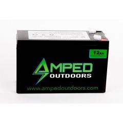 Amped Outdoors 12V 12Ah Lithium Battery AO4S12