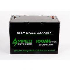 Amped Outdoors 12v 100Ah Lithium Battery AO4S100