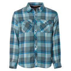 Grundens Men's Kodiak Insulated Shirt Dark Slate Plaid 40018-961 