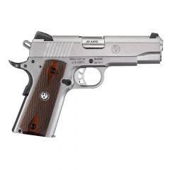Ruger SR1911 Commander Stainless 45 ACP 4.25in 2-7rd Mags 6702