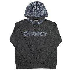 Hooey M Lock-Up Hoody Grey Logo HH1191GY 