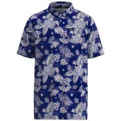 Hooey M Hot-Shot Polo Blue/White Floral HP022BLWH 