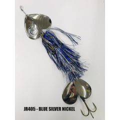 Musky Mayhem Tackle Mayhem Moon Series Blue Silver Nickel JR405