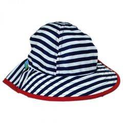 Sunday Afternoons Infant SunSprout Hat Navy White Stripe S2F01553B44321