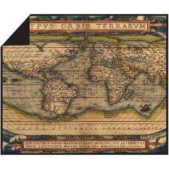 Yukon Outfitters Water Resistant Blanket World Map MGYCB805