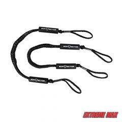Extreme Max Bungee Dock Line 4ft 2pk EXBDL4-BLK 