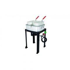 Chard 18 Qt Two Basket Propane Fryer TBAPF-18C