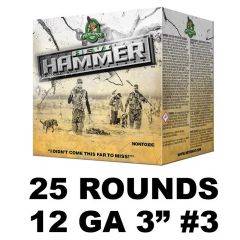 Hevi Shot Hevi Hammer 12 GA 1-1/4oz-3 3in 25Rd HS28003