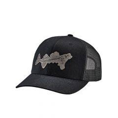 Striker Men's Fossil Fish Patch Trucker Cap Black One Size 7203600 