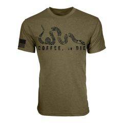 Black Rifle Coffee Company Coffee or Die Logo T-Shirt Size XL 10-009-040 