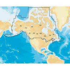 Navionics NAV+ Regions Map Canada+AK - Lake Charts MSD/NAV+CA