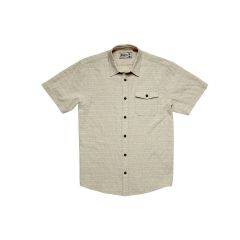 Howler Bros Men's San Gabriel Shortsleeve Shirt (Diamond Dobby/Off White) 121624S-DIA 