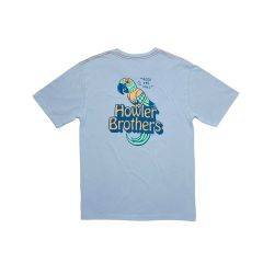Howler Bros Men's Chatty Bird Cotton T-Shirt (Dusty Blue) 111324S-DUS 