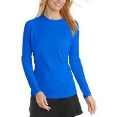 Coolibar Women's Hightide Long Sleeve Swim Shirt Size XL 03273-425-155-1000 