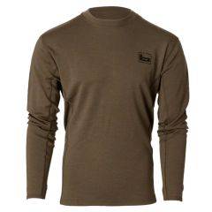 Banded Men's Base Merino Wool Crew Shirt Chocolate B1030018-CH 
