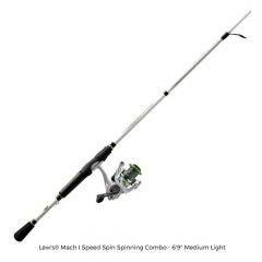 Lews Mach 1 Speed Spin Combo 6`9``Fast ML 1pc M1A2069MLFS 