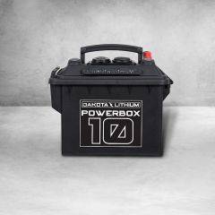 Dakota Lithium Batteries Powerbox with 12V 10Ah Lithium Battery POW-BOX-BLK 