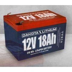Dakota Lithium 12V 18 Amp Battery DL12v18AH 