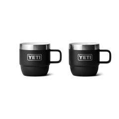 YETI Rambler 6oz Espresso Mug 2Pk Black 21071501862