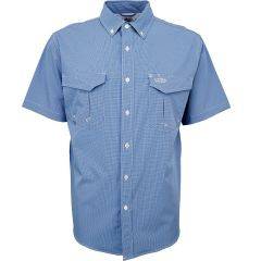 Aftco Apex Stretch Short Sleeve Shirt Nautical Blue M45333NABL