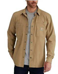 Carhartt M Relaxed Fit Canvas Lined Snp Shirt 