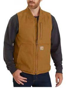 Carhartt Men's Loose Fit Insulated Rb Collar Vest 