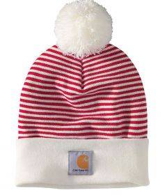 Carhartt Mens Knit Pom-Pom Cuffed Beanie 