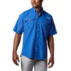 Columbia Bahama II Short Sleeve Shirt  Vivid Blue 1011651487