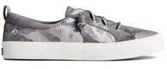 Sperry Women's Crest Vibe Met Leather Silver STS86918