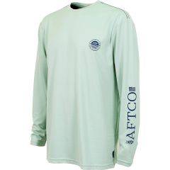 Aftco Frontline Air O Dobby Perf LS Shirt Moonstone M61136MNST