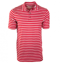 Drake Performance Stretch Striped Polo DS4050-RDW