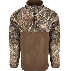 Drake Men's 1/4 Zip Refuge Eqwader Shadow Grass Blades DW7355-022