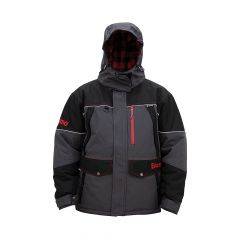 Eskimo Ice Fishing Gear Men's Keeper Jacket Gray/Black/Red 31529