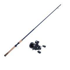 Fenwick Eagle Trolling Rod 7ft 10in Telecsoping Medium Moderate with Shakespeare Agility Trolling Line Counter Reel