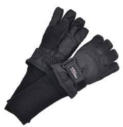 SnowStoppers Youth Ripstop Nylon Gloves Black RNGBK