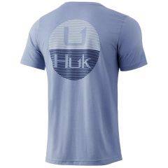 HUK  Horizon Lines Tee Dusk Blue Heather H1000254-424