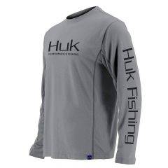 Huk Icon Long Sleeve Grey H1200138-020