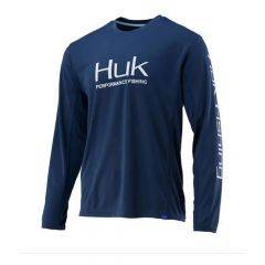 Huk Icon Long Sleeve Sargasso Sea H1200138-409