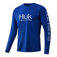 Huk Icon Long Sleeve Huk Blue H1200138-457