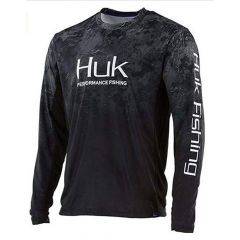 Huk Icon Camo Fade Long Sleeve Shirt Hannibal Bank H1200155-007